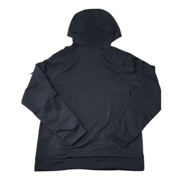 Members Mark Mens Medium Black Ultra Soft Tech Fleece Funnel Neck Hoodie NWT - Picture 2 of 4
